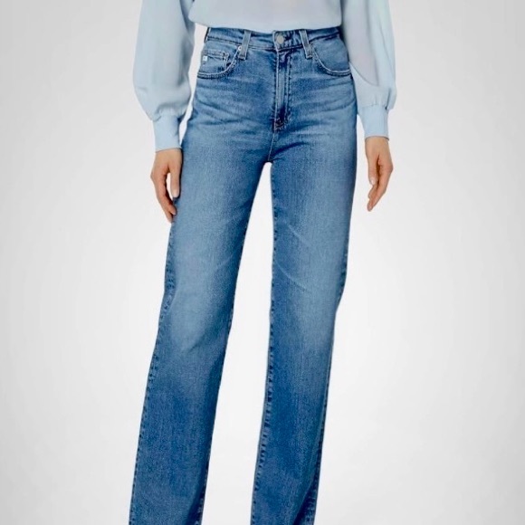 Ag Adriano Goldschmied Pants - NWT AG Adriano Goldschmied Womens Alexxis Vintage High Rise Straight Jean (31)